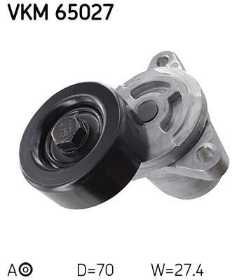 Polea tensora, correa auxiliar servicios SKF ref. VKM 65027